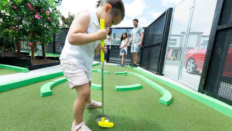 Head on down to Dragon Quest and journey beyond the realm with an exciting game of mini golf!